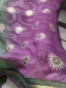 Bright Colour Saree.