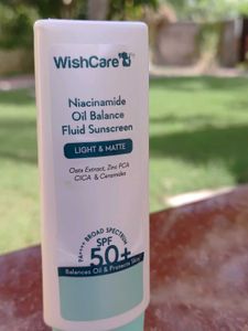 WishCare Oil Balance Sunscreen SPF 50+