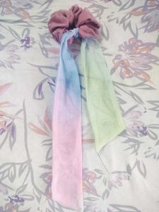Multicolour Ribbon Scrunchie + FREEBIE