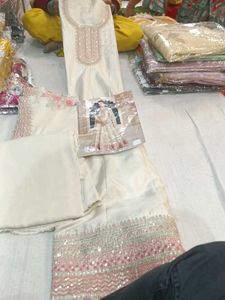 Elegant Unstitched Salwar Suit Material