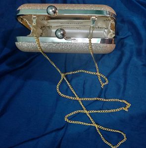 Golden Glitter Clutch