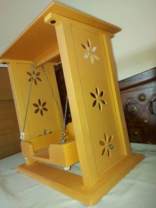 WOODEN laddo Gopal Ji Jhulaa