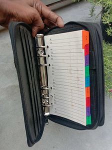 👜 Black Zipper Leather Pouch with Speaker Vent