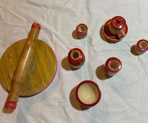 Wooden Kitchen Play Set