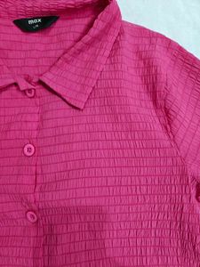 Pink Casual Shirt For Women