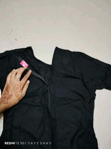Elegant Black &amp; Grey Kurta