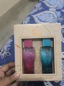 Riya Pearl Perfume Gift Set. old retro scent.