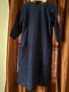 Elegant Navy Blue Kurta Set