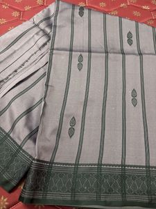 plum silk saree