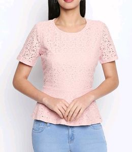 Free Shipping💖Pantaloons Pink Top (XL)