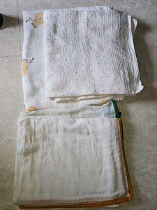 Baby Muslin Swaddle Blankets (Set of 4)