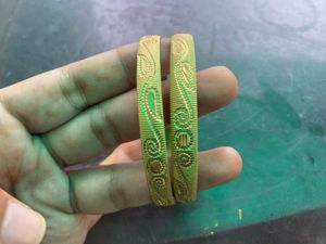 Gold Plated Bangles (Antitarnish)