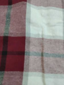 Red &amp; White Plaid Flannel Shirt