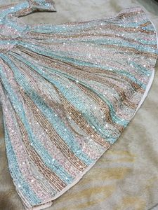 Full Heavy Sequence Work Gown Designer