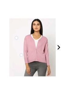 Fig Pink V-Neck Button-Down Cardigan💖🎉