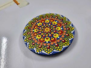 Handmade Dot Mandala magnet