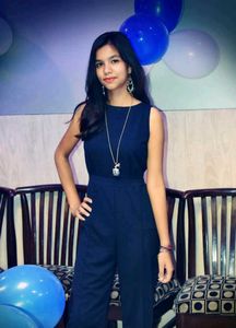 Blue Formal Casual Jumpsuit