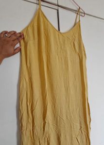 Yellow Slip Dress