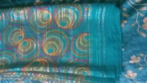 New Elegant Teal Saree