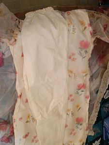 Organza Floral Partywear Suit