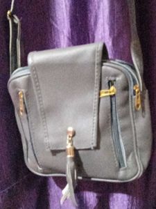 Stylish Gray Crossbody Bag