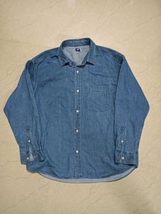 UniqlO Blue Denim Shirt