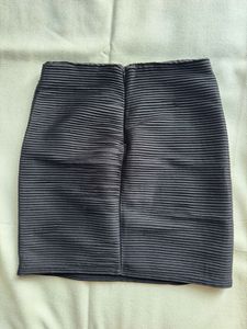 Ribbed Mini Skirt
