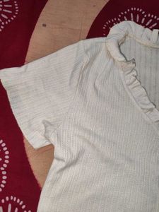 Ruffled Knit Top
