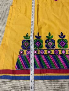 Yellow-Green Embroidered Suit