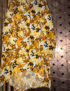 Floral Print Asymmetrical Top