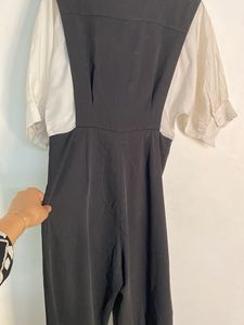 Chic Black &amp; White Jumpsuit