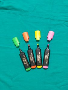 Beautiful Neon Shade 4 Highlighters