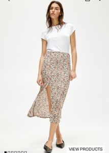 H&m Crepe Skirt