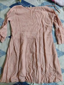 Embroidered Pink Tunic Top