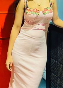 Floral Corset Bodycon Dress