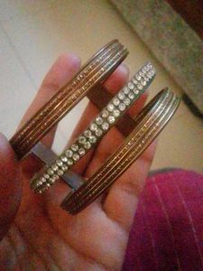 Sparkly Layered Cuff Bracelet Combo