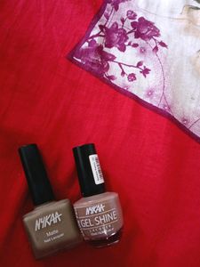 Combo Of Nykaa 10 In 1 Eyeshadow Palette And Nailp