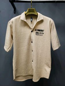 Rubber Printed Knit Shirt (Oversized)