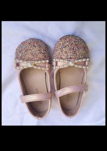 Kids Saree And Shoe Combo