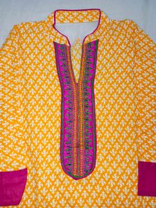 Yellow Salwar Suit Set