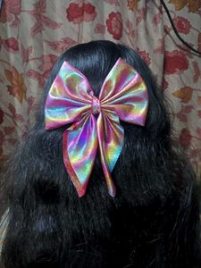 Iridescent Pink Bow