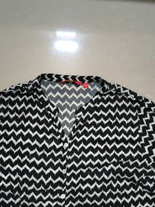 Morpankh Stylish Chevron Print Kurta