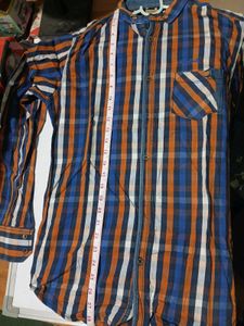 Denim &amp; Flower Plaid Button Down