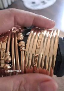 Gold Bangle Set