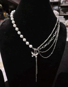 Forest Fairy Silver Rhinestone Layered Necklaces