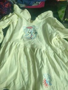 Dress For 2-3 Year Baby Girl, Daily Wear