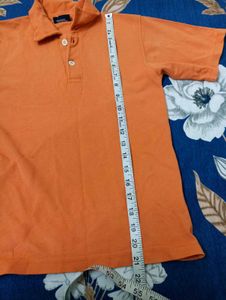 Boys Orange Polo T-Shirt