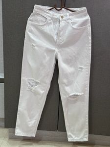 White Torn Jeans