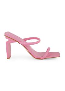 Pink Heeled Sandals
