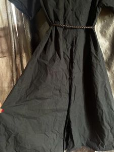 Cotton Midi Shirt Dress